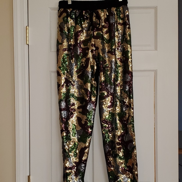 Sequin Camo Jogger - Picture 1 of 3